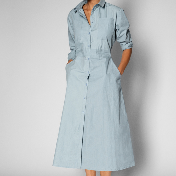 AIAYU Dresses & Skirts - Button-Down Dress in Organic Cotton